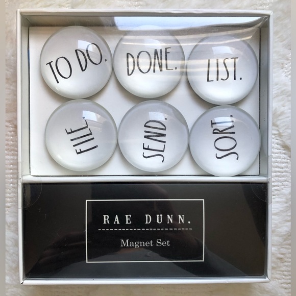 Rae Dunn Other - Rae Dunn Six Glass Dome Magnet Set